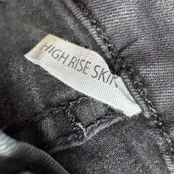 RAG & BONE Faded Black High Rise Ankle Skinny Stretch Denim Jeans 28 - Picture 3 of 8